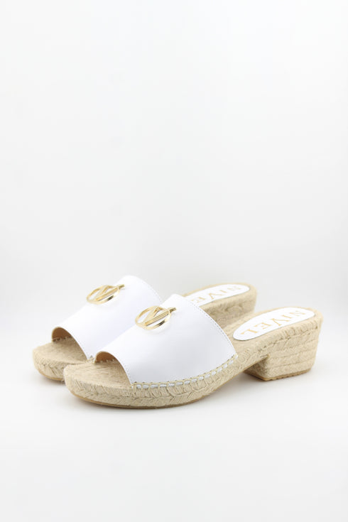 Nivel Espadrille Slide Sandals with Buckle